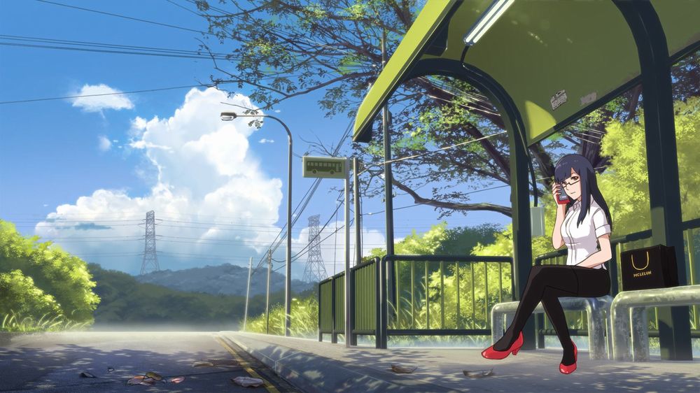 Anime Bus Sto Anime Bus Stop
